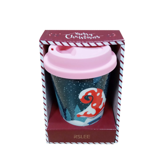 Слика на Шолја, Керамичка, Со гумено капаче, Bg Office, Mery Cristmas, 5017-А