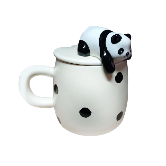 Слика на Шолја, Керамичка, Со Капак, BG Office, Panda, S2059