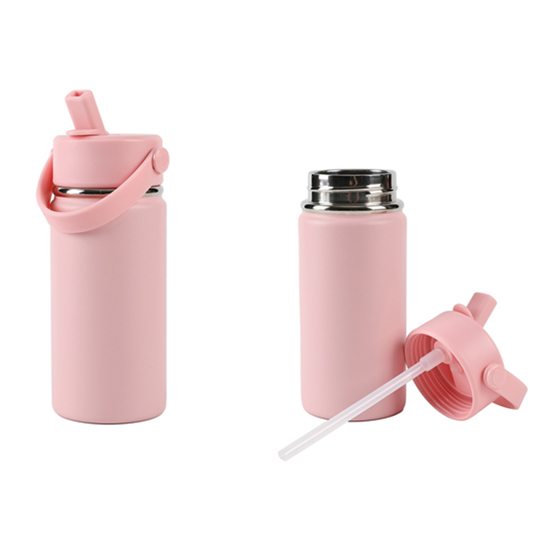 Слика на Термос, Шише, Со цевка и рачка, 400мл, i-Total, ID0522, Розева