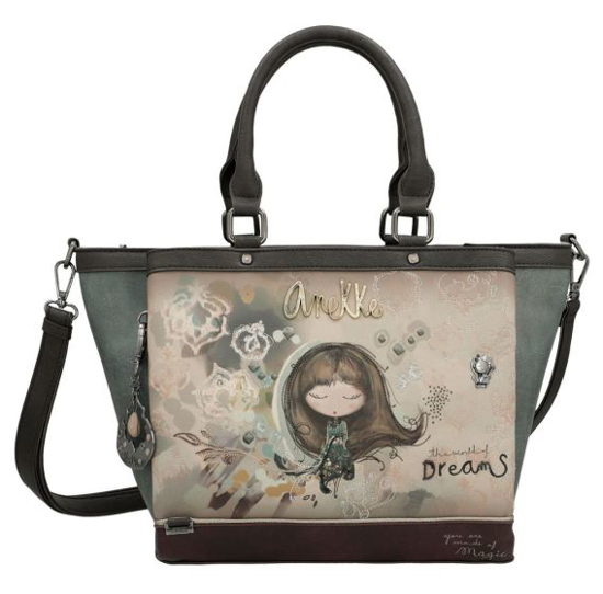 Слика на Чанта, Со Кратка Рачка, 3 Прегради, Anekke, Real, 41701-114, 36*24*15цм