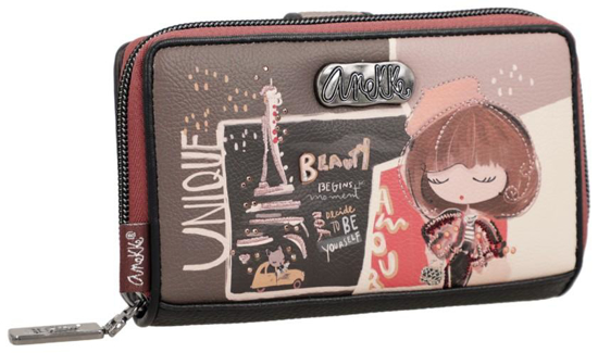 Слика на Паричник, 1 Патент + Копче, Anekke, Mademoiselle, 41809-909, 15*10*3,5цм