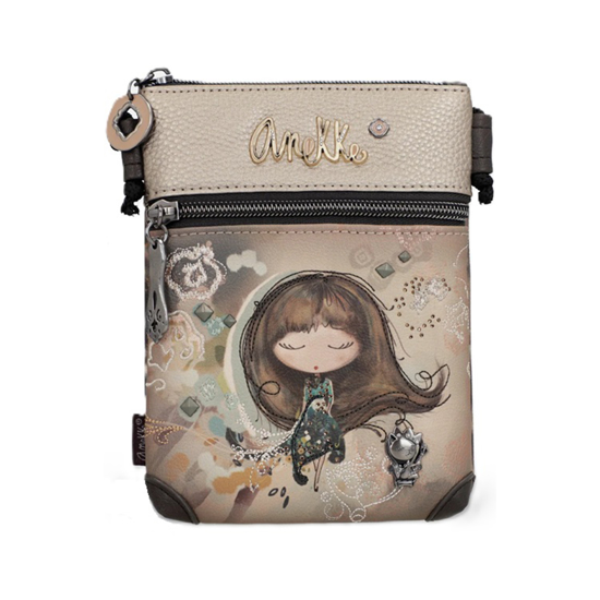 Слика на Торбичка, За на рамо, 2 Патента, Anekke, Real , 41703-904, 14*19*3цм