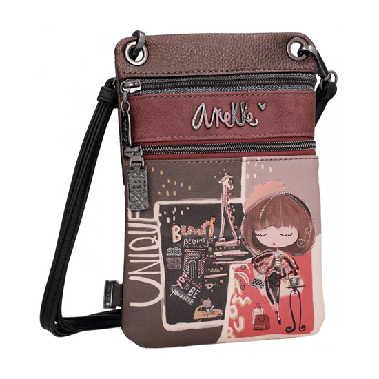 Слика на Торбичка, За на рамо, 2 Патента, Anekke, Mademoiselle, 41803-905, 15*20*2,5цм
  