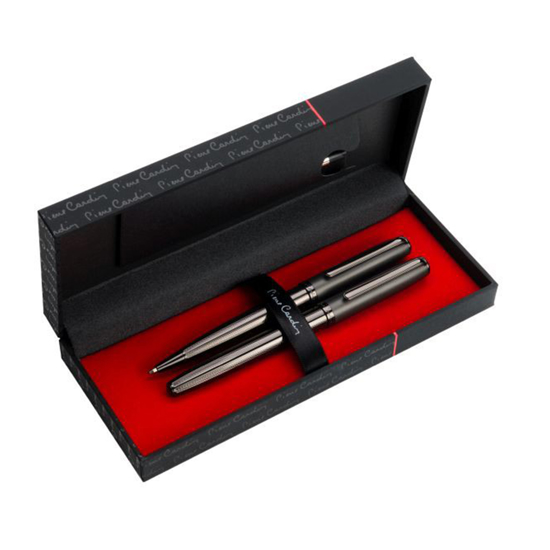 Слика на Гарнитура сет, Пенкало+Ролер, Метален, Pierre Cardin,CORINNE,B0409500IP3,Кафеава