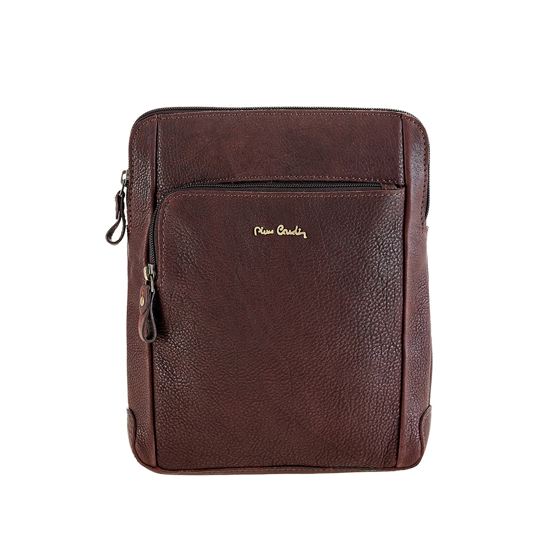 Слика на Торбичка,За на рамо,Машка,Кожна, Pierre Cardin, 9423 tilak112, 20*26*4цм,Кафеава