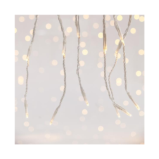 Слика на Мрежа завеса 360 лед програм паѓа снег топло бело 200х200цм 20 линии 600-11820