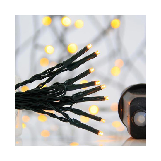 Слика на Линиски 400 лед 3мм со адаптер 31V 8 програми топло бело 600-11551