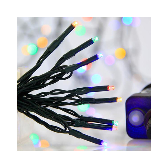 Слика на Линиски 240 лед 3мм со адаптер 31V, 8 програми , разнобојни на 5цм 600-11532