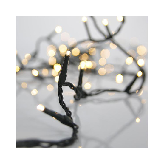 Слика на Линиски 100 лед диоди 3мм со зелен кабел топло и ладно бело 600-11559