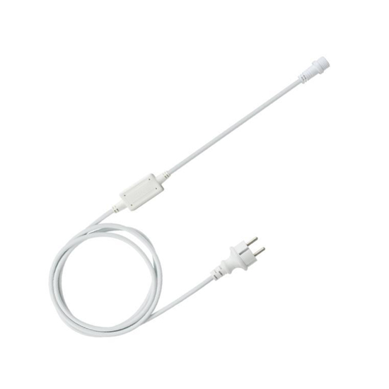 Слика на Кабел приклучен со осигурувач 1,5м за лед завеса  IP65 600-11951