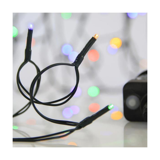 Слика на Линиски 100 лед 3мм со адаптер 31V со програми, разнобојни на 5цм 600-11502
    