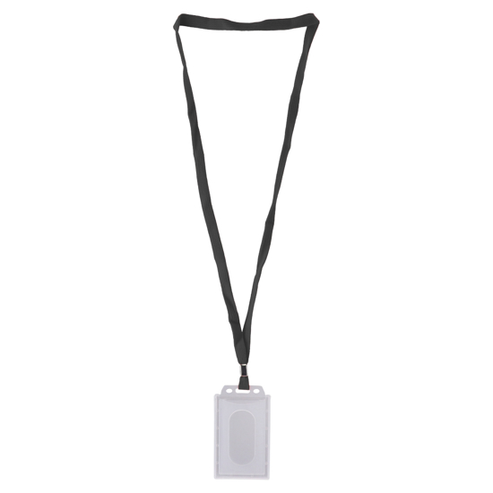 Слика на Беџ, Легитимација, Вертикален, Со врвка, ПВЦ, Statovac, Biro time, 493522, Црна