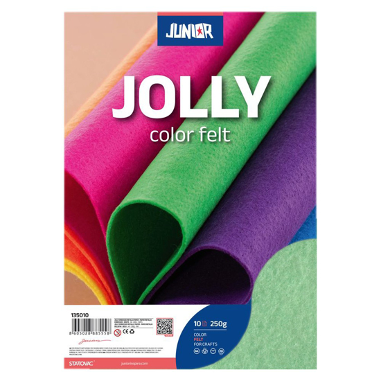 Слика на Филц Фин, А4, 1/1, Statovac, Jolly Color Felt, 135080, Пастелно зелена