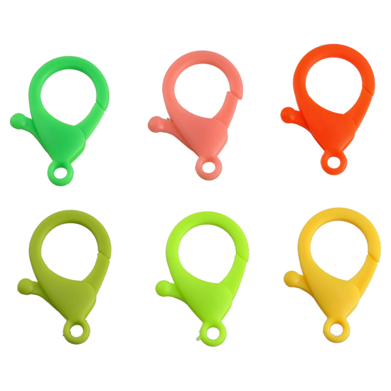 Слика на Декорации, Куки, Сет 1/6, Statovac, Crafty iron, 137932, Неон микс