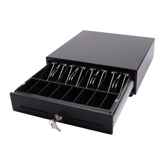 Слика на Каса, За пари, Метална, Olympia, SD 330A, 947990030, 35,5*10,5*30цм, Црна