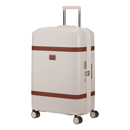 Слика на Куфер, 4 Тркала, Тврда, Samsonite, IMAGE SPINNER, 154692/1451, 45*69*28цм, Крем