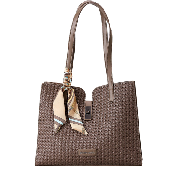 Слика на Чанта, Женска, Синтетика, Pierre Cardin, 2404 Long23, 35*27*12цм, Темно кафеава