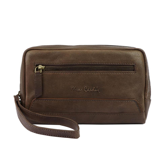 Слика на Торбичка, За на рака, Кожа, Pierre Cardin, 2800 YS12, 21*14*6цм, Црно/кафена