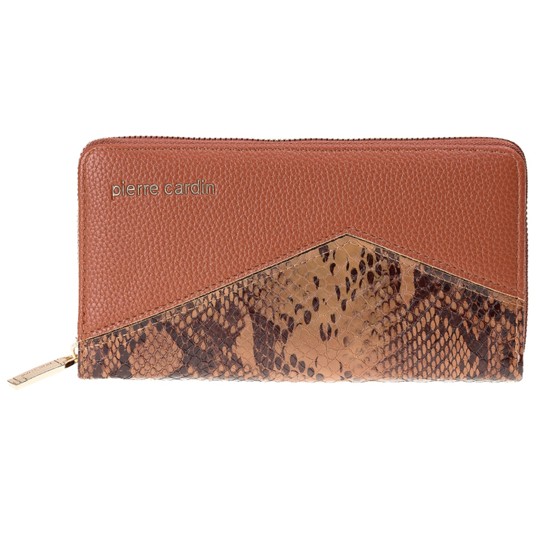Слика на Паричник, Женски, Еко кожа, Pierre Cardin, 8828 wx19, 20*10*3цм, Кафеава