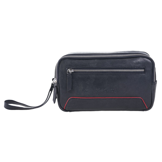 Слика на Торбичка, За на рака, Кожна, Pierre Cardin, 2800 YS12, 21*14*6,5цм, Црно/црвена