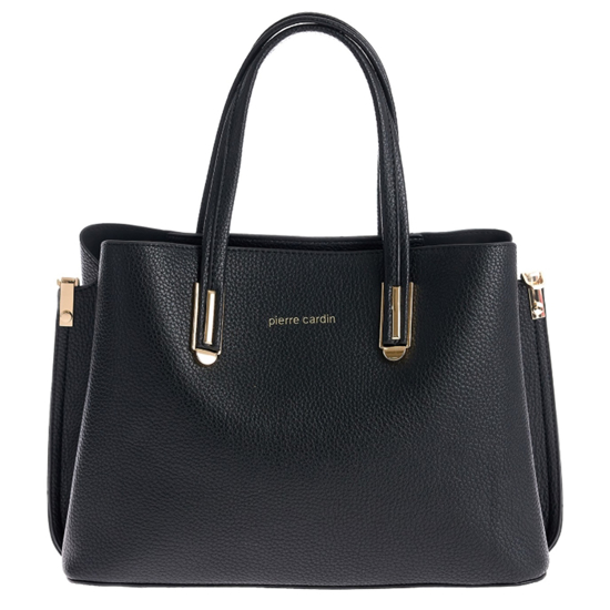 Слика на Чанта, Женска, Еко кожа, Pierre Cardin, 2518 wx28, 33*25*12цм, Црна