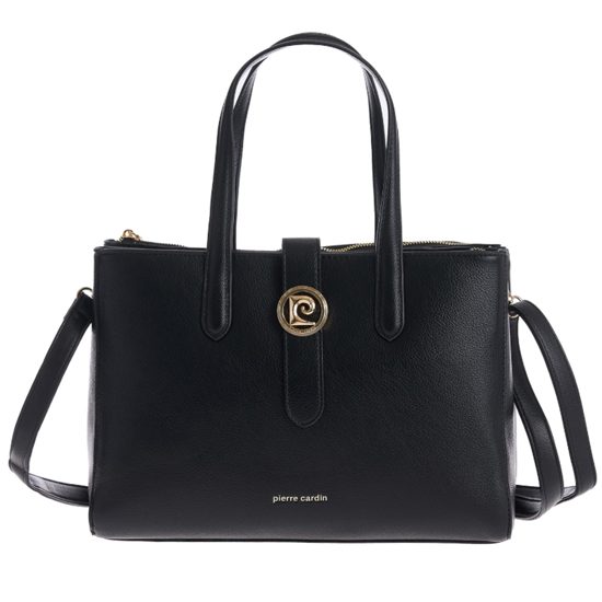 Слика на Чанта, Женска, Еко кожа, Pierre Cardin, 2580 gn58, 33*24*13цм, Црна