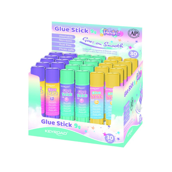 Слика на Лепак, Стик, 9гр., PBS, Keyroad, KR972434, Пастел микс