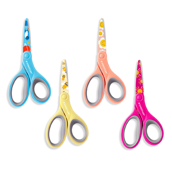 Слика на Ножици, Нерѓосувачки челик, 14цм, Staedtler, Noris® , 965 14P BK, Микс бои