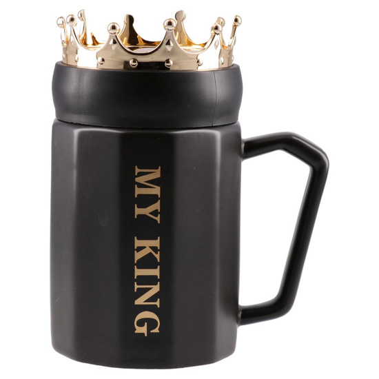 Слика на Шолја, Керамичка, My King, Statovac, Regium, 705095, Црна