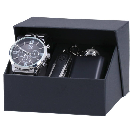 Слика на Подарок сет, Рачен часовник + привезок, Statovac, Adam, 805104, Сребрена
       