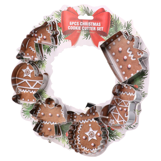 Слика на Калап,За колачи, Нерѓосувачки челик, Новогодишен, Венец, Statovac, Cookie,740008