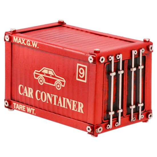 Слика на Метален Контејнер за Автомобил, Олдтајмер, Statovac, Lanard, 701517, Црвена 