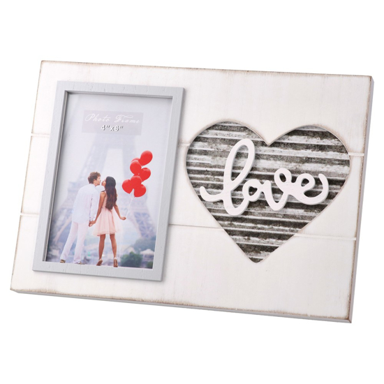 Слика на Рамка, За фотографии, Дрвена, Love, 10 x 15 cm, Statovac, Woody, 706520