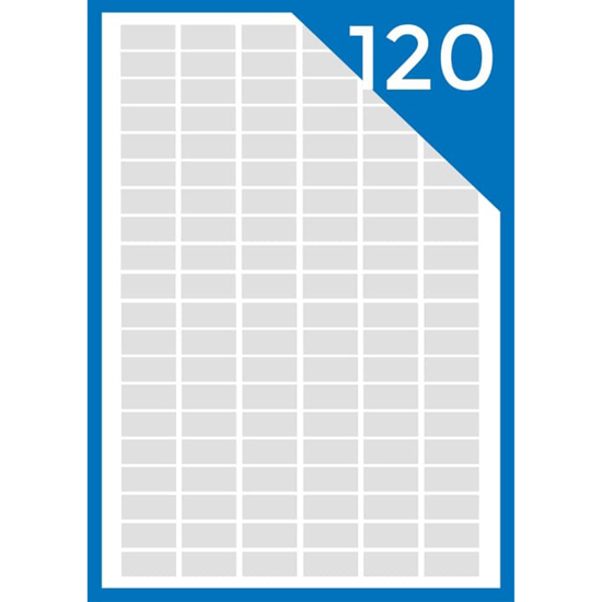 Слика на Етикети, А4, Кеса 1/100, 31.0*14.0, 120 на страна, Intercomo 120-1, Бела