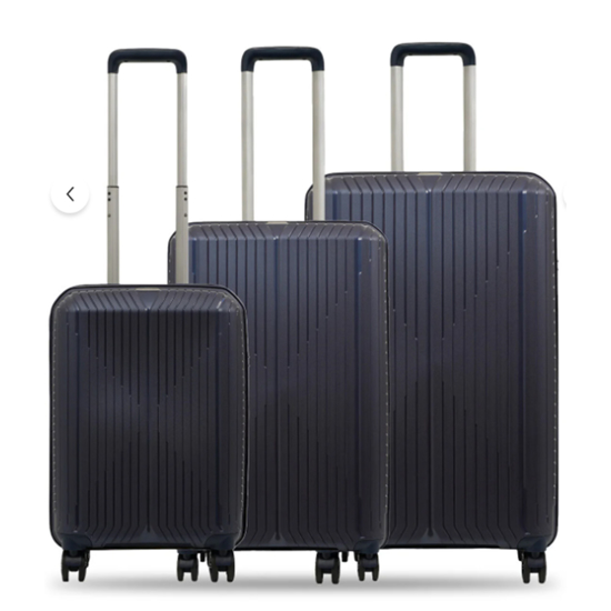 Слика на Куфер, 4 Тркала, Тврда, Ground, Sirius, 4GR7283205, 45*67,5*26,5цм, Сина