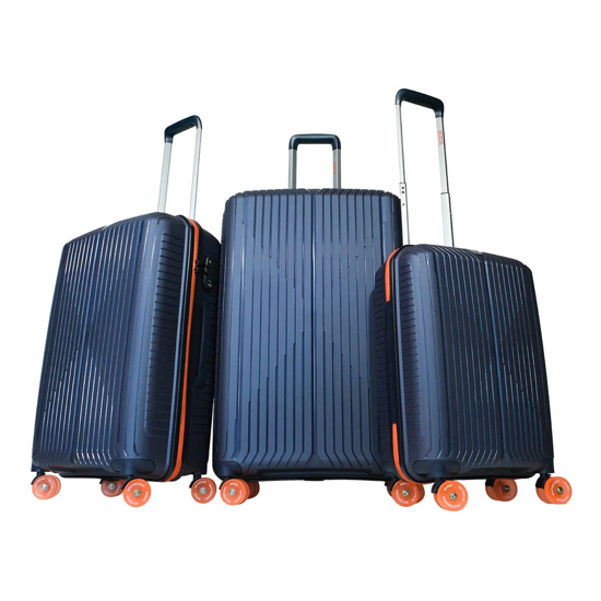 Слика на Куфер, 4 Тркала, Тврда, Ground, Sirius, 4GR7283205, 45*67,5*26,5цм, Сина