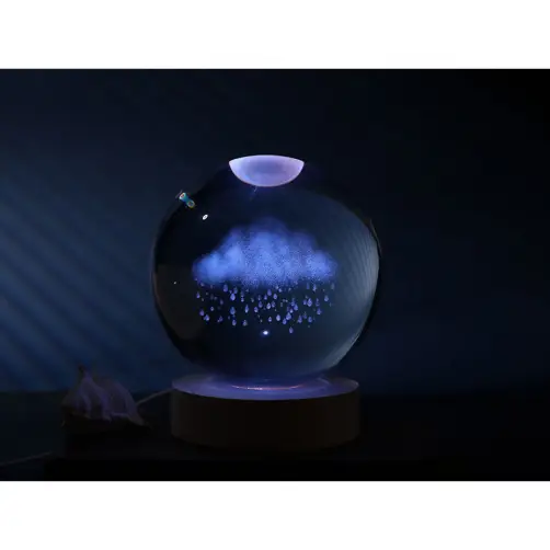 Слика на Кристална Лед Топка , Облак, 10цм, i-Total, Rainy Cloud large, XL2717B