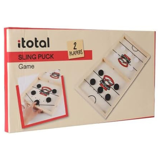 Слика на Друштвена игра, Хокеј, За 2 играчи, i-Total, Sling Puck large, XL2644, 55*29*2цм