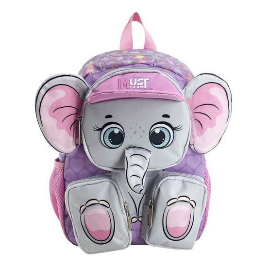 Слика на Ранец, 24*10*33цм, 1Преграда, Little Elephant, Diakakis, Must, 587307, Виолетова