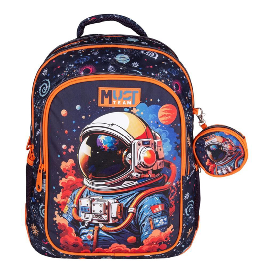 Слика на Ранец, 32*18*43цм, 3 Прегради, Astronaut, Diakakis, Must, 587194, Црна