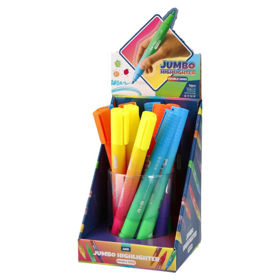 Слика на Текст Маркер, Двостран, Jumbo Highlighter, Statovac, Smoothie Flow, 140029