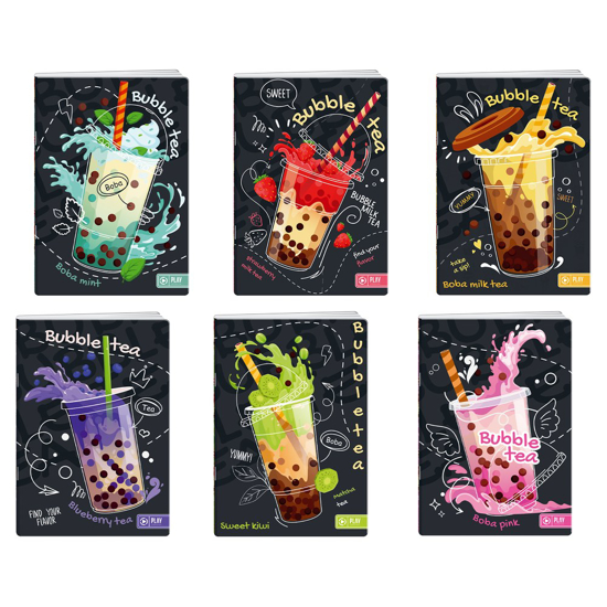 Слика на Тетратка, А5, 50л, Тесни-Широки, UVлак, Bubble Tea, Statovac, Premium 50, 189192