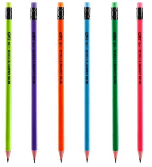 Слика на Молив, Со Гума, Neon, HB, Statovac, Junior, 130119