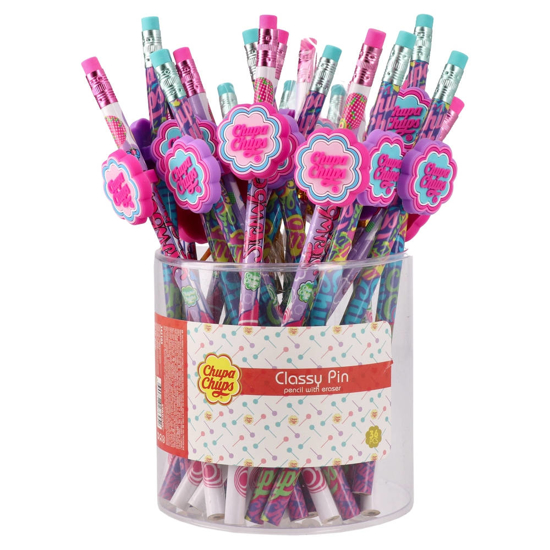 Слика на Молив, Со Гума, Графитен, HB, Chupa Chups, Statovac, Classy Pin, 342105