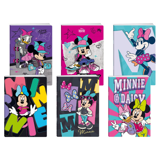 Слика на Тетратка, А4, 50л, Тесни-Широки, Светки, Minnie, Statovac, Premium 50, 318129
