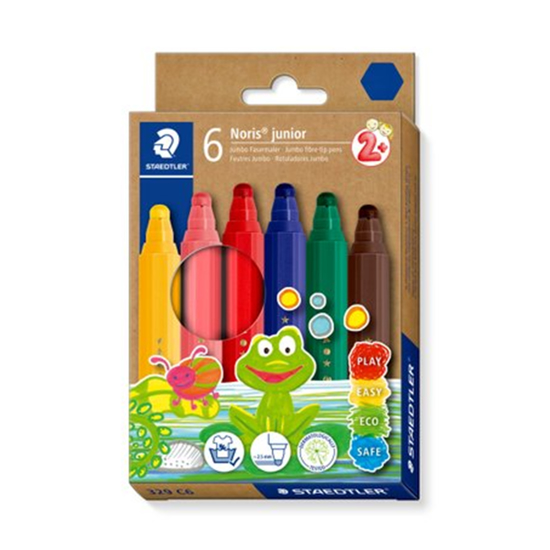 Слика на Фломастери, Сет 6/1, Јunior, 2,5мм, Staedtler, Noris Fibre-tip, 329 C6
