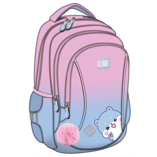 Слика на Ранец, 3 Прегради, Blue Hamster, 39*27*17, Majewski, TO-PLS-6909-STR-BP26-ST