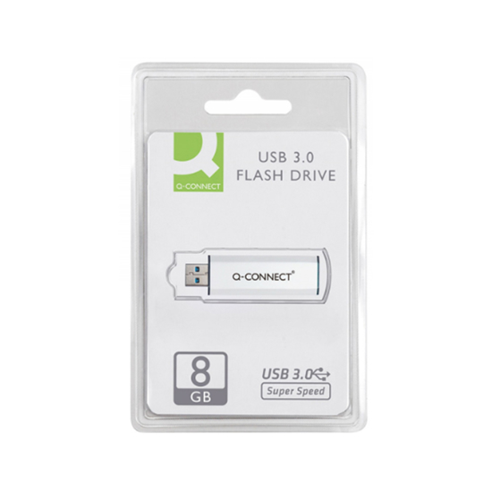 Слика на USB Flash Drive, 8GB, 3.0, PBS Connect, KF16368, Црно-Сребрена