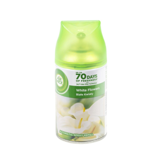 Слика на Освежувач, Спреј,Автоматски, Рефил, 250мл, WhiteFlowers, PBS, AirWick, HG-009042