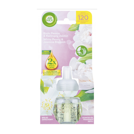 Слика на Освежувач, Спреј,Електричен, Рефил, 19мл, Peony&Jasmine, PBS, AirWick, HG-018208
